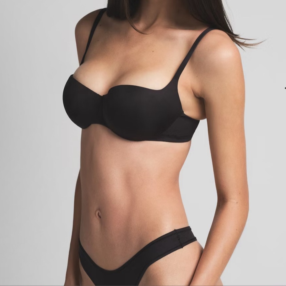 skims ultimate bra BALCONETTE PUSH-UP BRA onxy 32dd